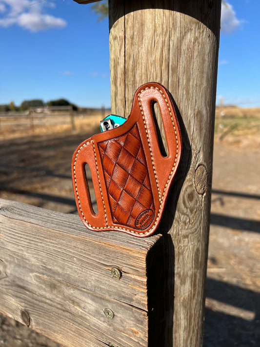 Wood Grain Pocket Knife Sheath