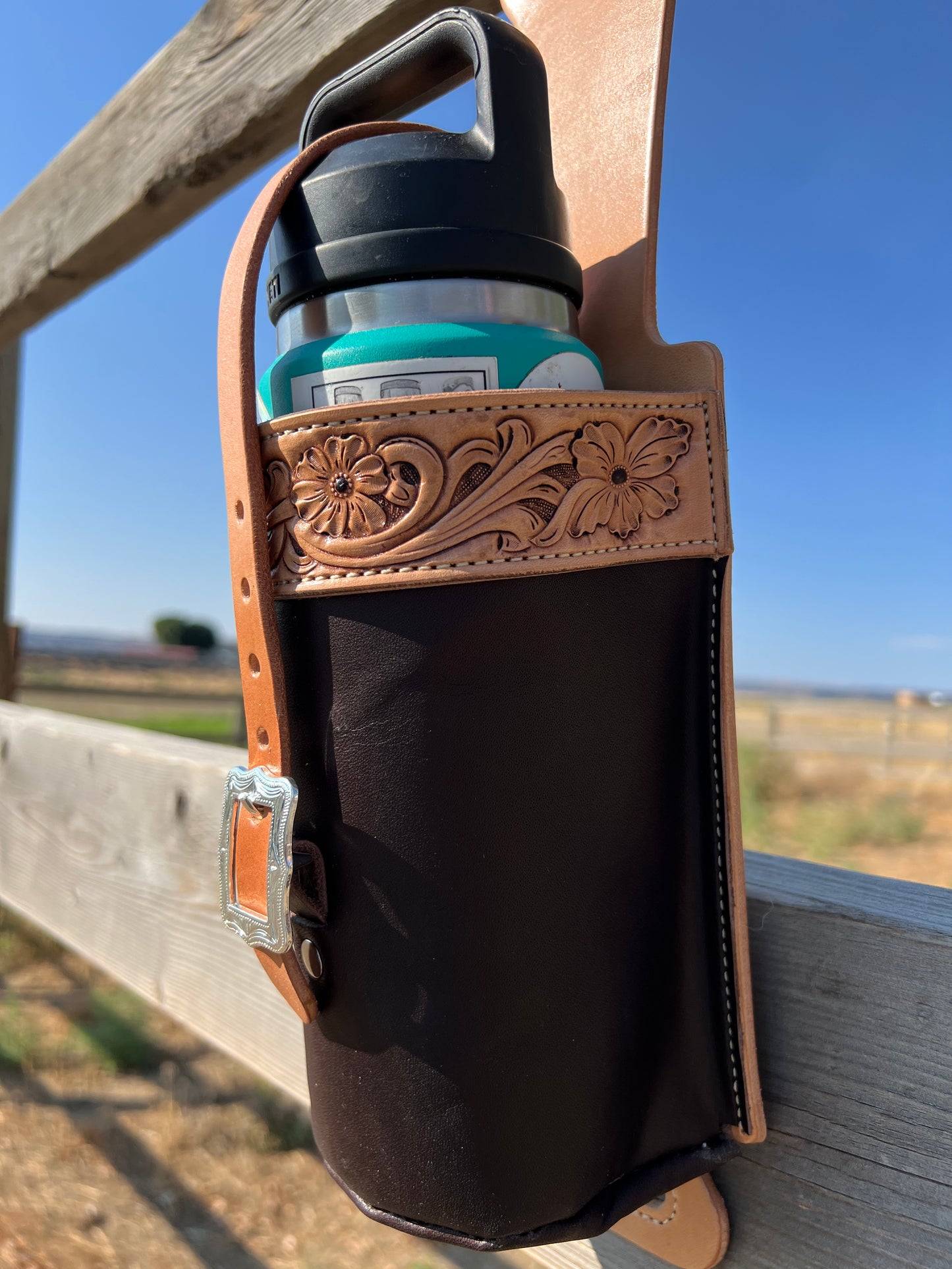 Tooled Billet Water Bottle Holder