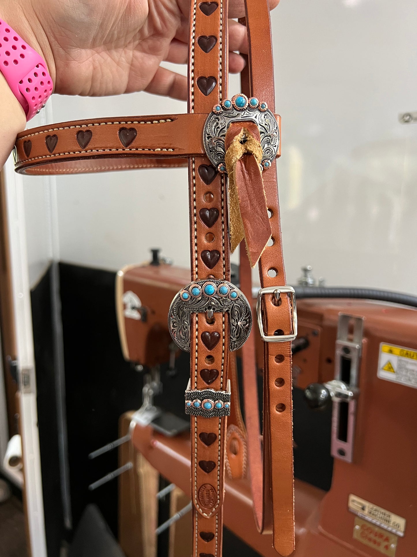 Dark Hearts Browband Headstall