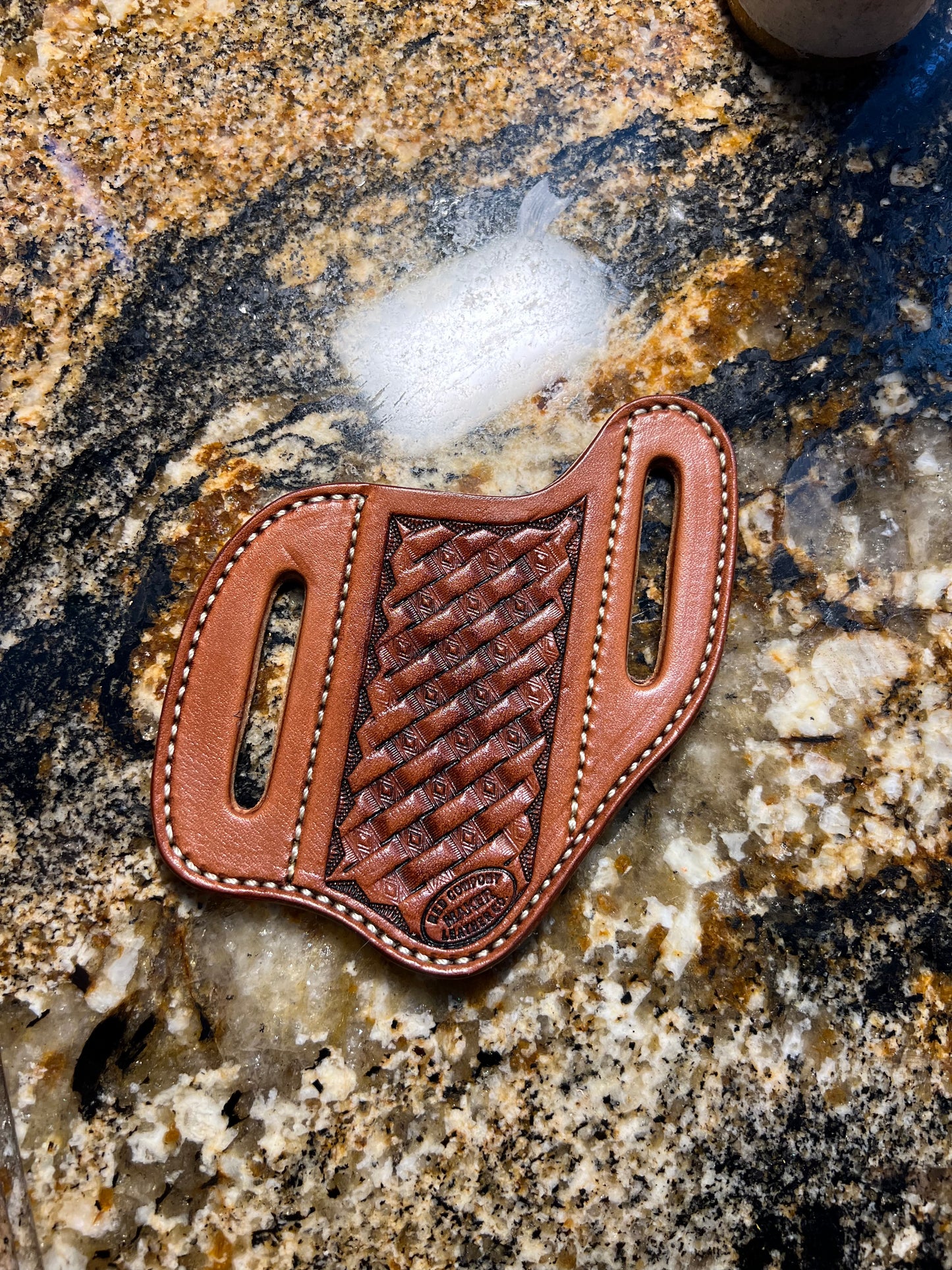 Diamond Basket Stamp Sheath