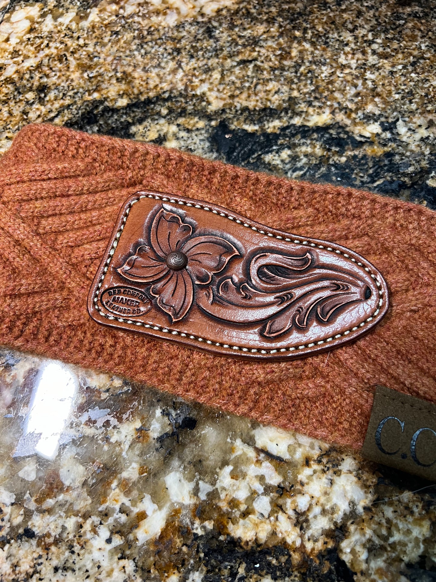 Copper Floral Headband