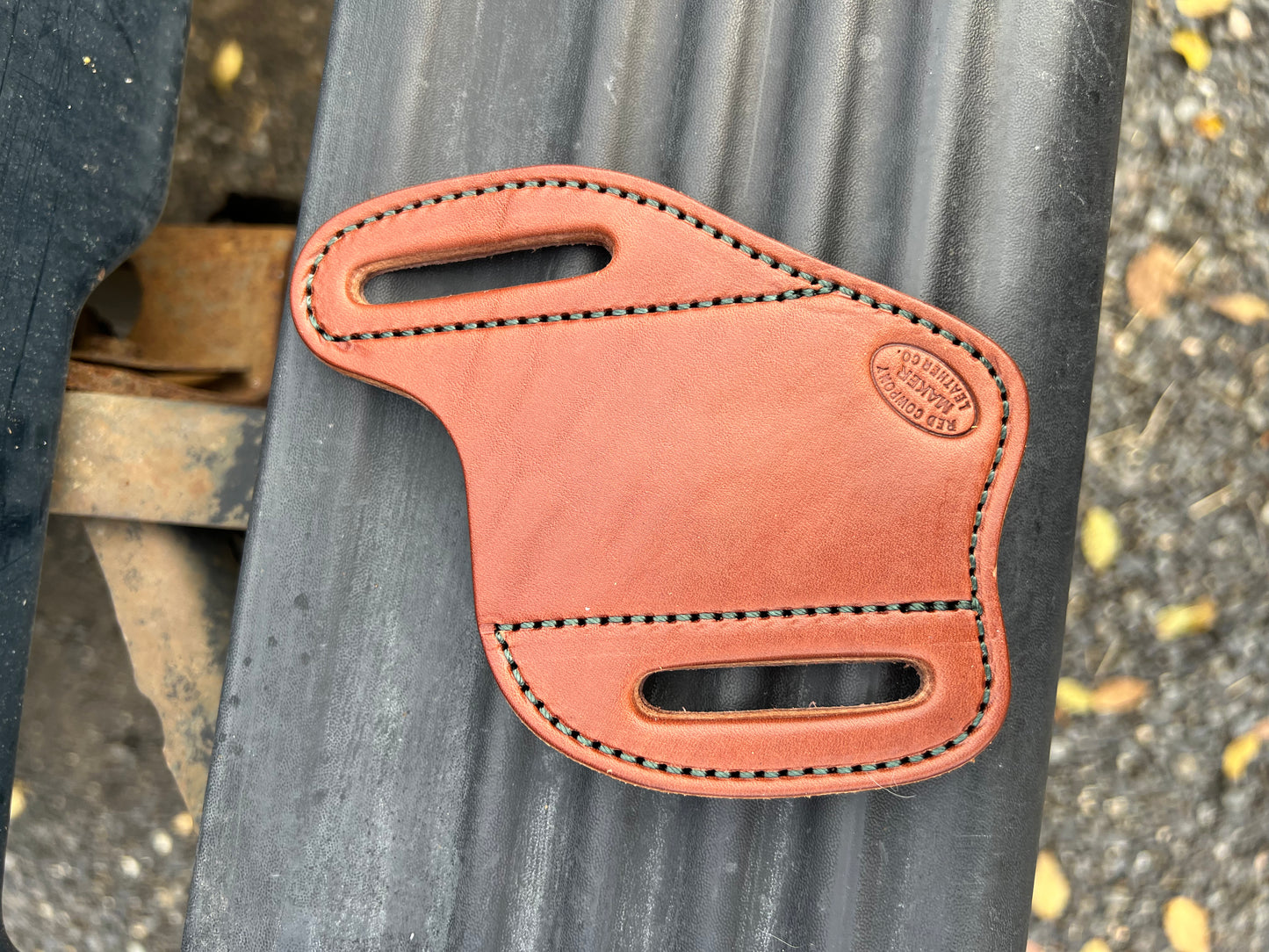 English Bridle Leather Knife Sheath