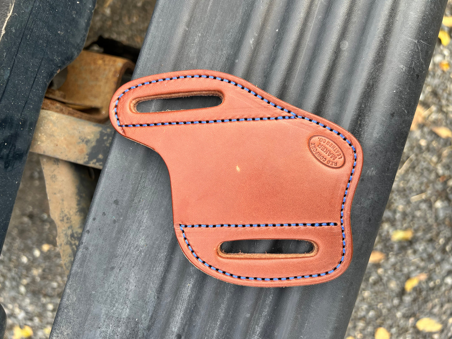 English Bridle Leather Knife Sheath