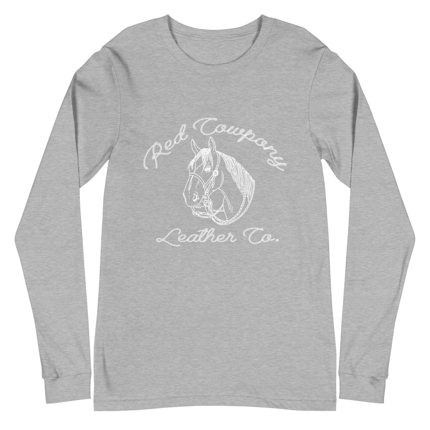 Red Cowpony Logo Long Sleeve Tee