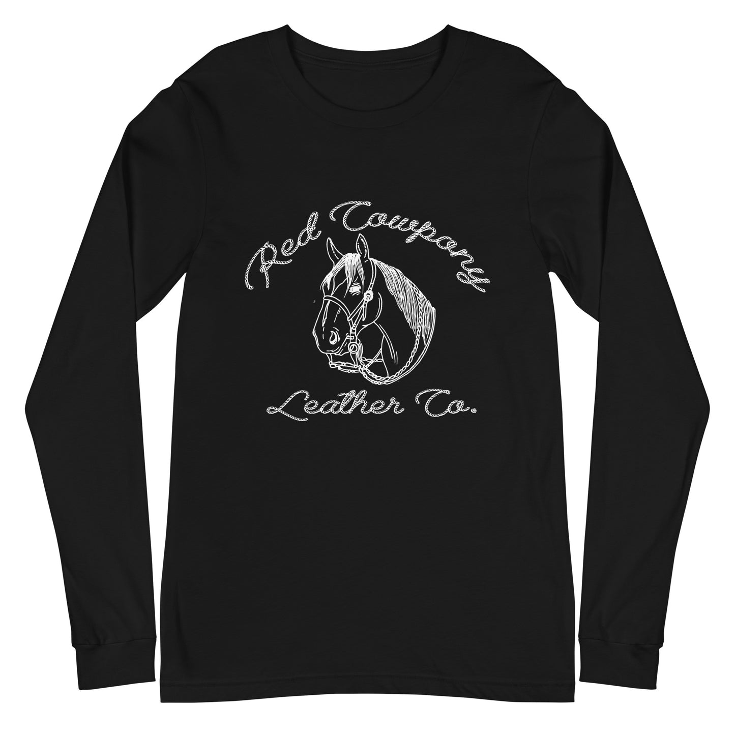 Red Cowpony Logo Long Sleeve Tee