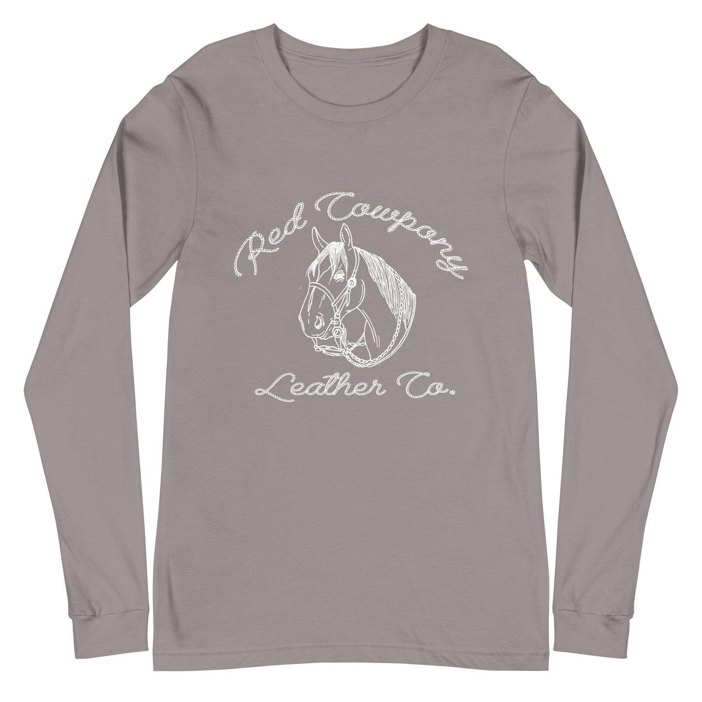 Red Cowpony Logo Long Sleeve Tee